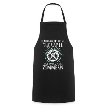 Zimmermann Zimmerer - Kochschürze - Schwarz - Vorne - AI Model Male 185 dark (185cm)