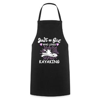 Kayak Filles Kayak - Tablier de cuisine - noir - Devant - AI Model Male 185 dark (185cm)