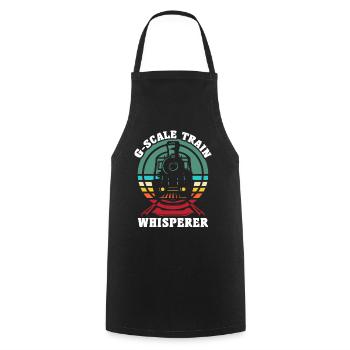 Garden Railway Model Railway Gauge G - Cooking Apron - black - Front - AI Model Male 185 dark (185cm)