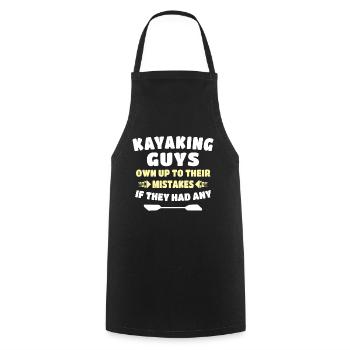 Kayakiste Kayak Kayak - Tablier de cuisine - noir - Devant - AI Model Male 185 dark (185cm)