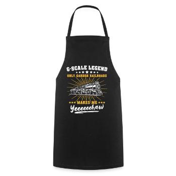 Garden Railway Legend Garden Railway G Gauge - Cooking Apron - black - Front - AI Model Male 185 dark (185cm)