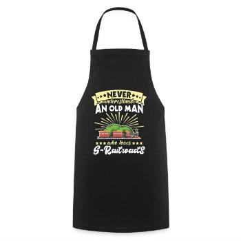 Garden Railway Man Garden Railway G Gauge - Cooking Apron - black - Front - AI Model Male 185 dark (185cm)