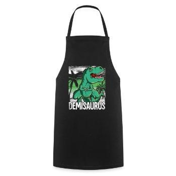 Pride LGBTQ Demisaurus Kostüm Pride Month - Kochschürze - Schwarz - Vorne - AI Model Male 185 dark (185cm)