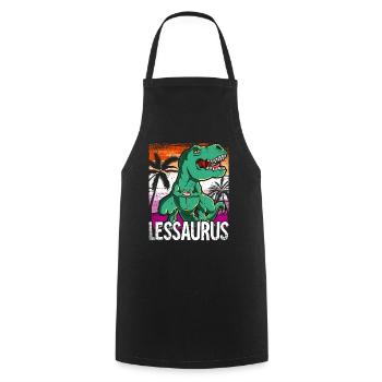 Pride LGBTQ Lessaurus Kostüm Pride Month - Kochschürze - Schwarz - Vorne - AI Model Male 185 dark (185cm)