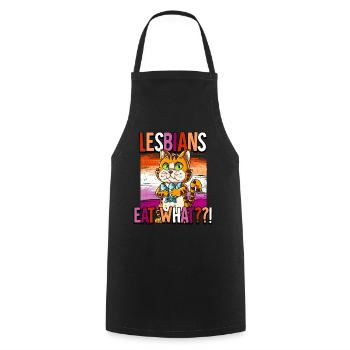 Fierté LGBTQ Christopher Street Day Costume Fierté - Tablier de cuisine - noir - Devant - AI Model Male 185 dark (185cm)