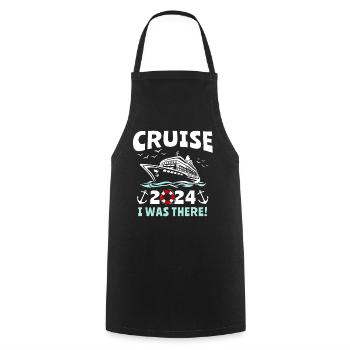 Croisière 2024 Navire de croisière - Tablier de cuisine - noir - Devant - AI Model Male 185 dark (185cm)