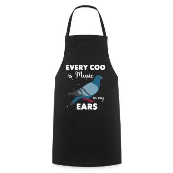 Pigeon pigeonnier pigeonnier pigeon pigeonnier pigeon porteur de cadeaux pigeons - Tablier de cuisine - noir - Devant - AI Model Male 185 dark (185cm)
