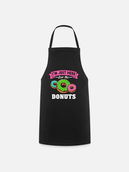 Donuts - Kochschürze - Schwarz