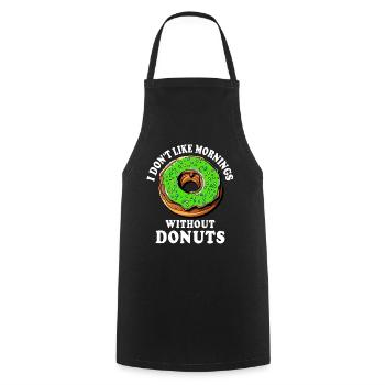 Donut Doughnut Donuts - Kochschürze - Schwarz - Vorne - AI Model Male 185 dark (185cm)