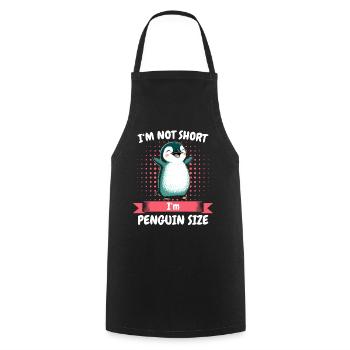 Penguin Penguins Animal - Cooking Apron - black - Front - AI Model Male 185 dark (185cm)
