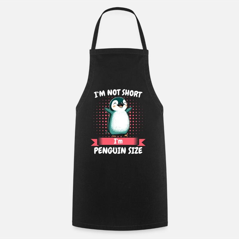 Pinguin Pinguine Tier - Kochschürze - Schwarz