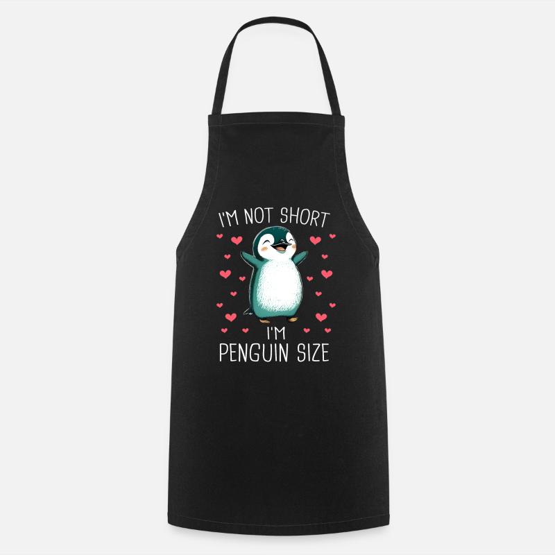 Pinguin Pinguine Tier - Kochschürze - Schwarz