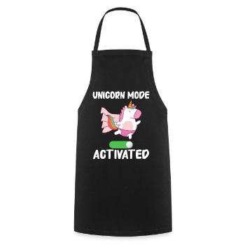 Licorne Licornes Conte de fées Magique - Tablier de cuisine - noir - Devant - AI Model Male 185 dark (185cm)