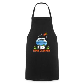 Nettoyeur d’aquarium Aquariist Fish Lover Aquarium - Tablier de cuisine - noir - Devant - AI Model Male 185 dark (185cm)