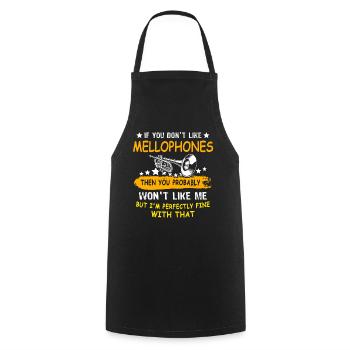 Mellophonist - Cooking Apron - black - Front - AI Model Male 185 dark (185cm)