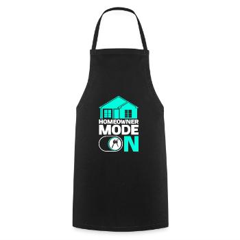 Nouveau propriétaire Propriétaire d’une maison Propriétaire d’une maison - Tablier de cuisine - noir - Devant - AI Model Male 185 dark (185cm)