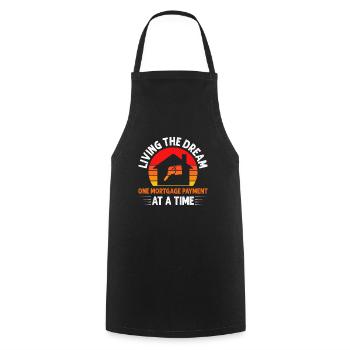 New Homeowner Homeowner Homeowner - Cooking Apron - black - Front - AI Model Male 185 dark (185cm)