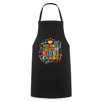 Teacher School Teacher Teacher Teacher - Cooking Apron - black - Front - AI Model Male 185 dark (185cm)