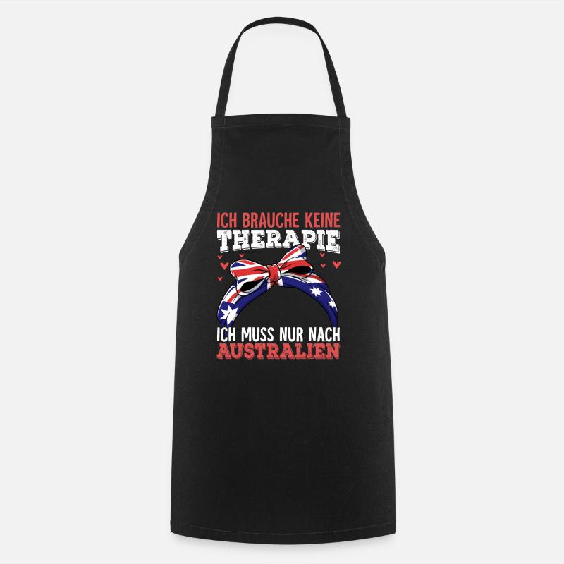Australien - Kochschürze - Schwarz