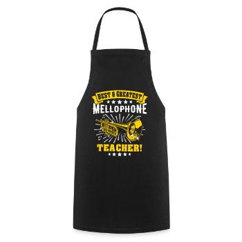 Mellophone Mellophone Player Mellophonium - Cooking Apron - black - Front - AI Model Male 185 dark (185cm)
