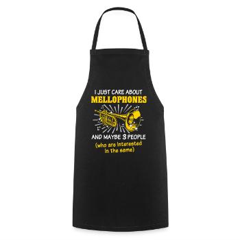 Mellophone Mellophone Player Mellophonium - Cooking Apron - black - Front - AI Model Male 185 dark (185cm)