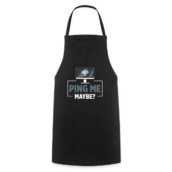 Network Administrator System Administrator Network - Cooking Apron - black - Front - AI Model Male 185 dark (185cm)