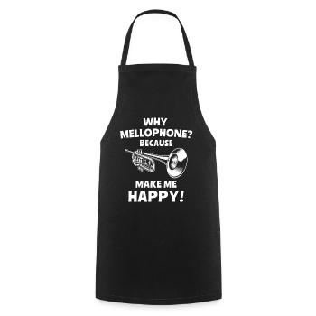 Mellophonist - Cooking Apron - black - Front - AI Model Male 185 dark (185cm)