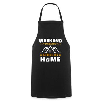 Homeowner - Cooking Apron - black - Front - AI Model Male 185 dark (185cm)