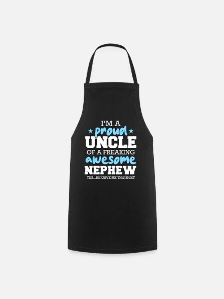 Uncle Fmilie Great-Uncle Uncle's - Cooking Apron - black