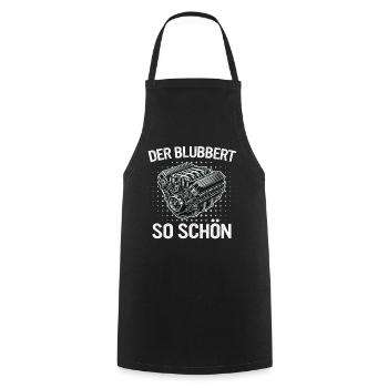 V8 Motor 8 Zylinder Hubraum Auto Tuning Tuner - Kochschürze - Schwarz - Vorne - AI Model Male 185 dark (185cm)