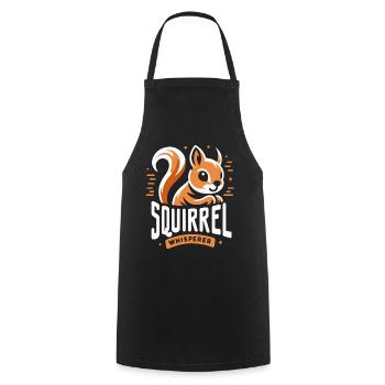 Squirrel, Animal, Rodent - Cooking Apron - black - Front - AI Model Male 185 dark (185cm)