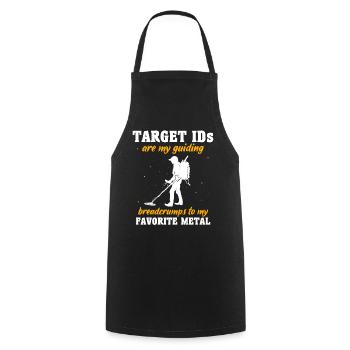 Détecteur de métaux - Tablier de cuisine - noir - Devant - AI Model Male 185 dark (185cm)