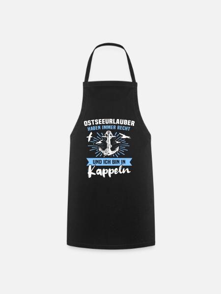 Kappeln Ferien - Kochschürze - Schwarz