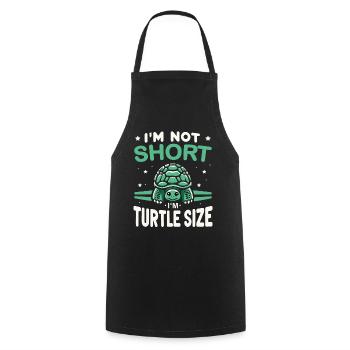 Turtle Sea Turtle Turtle Animal - Cooking Apron - black - Front - AI Model Male 185 dark (185cm)