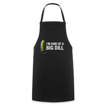 Cucumber, Pickle, Pickle, Food Dill - Cooking Apron - black - Front - AI Model Male 185 dark (185cm)