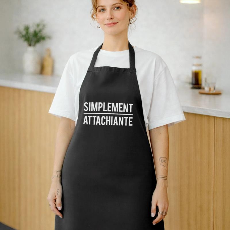 Simplement attachiante râleuse boudeuse humour Tablier de cuisine