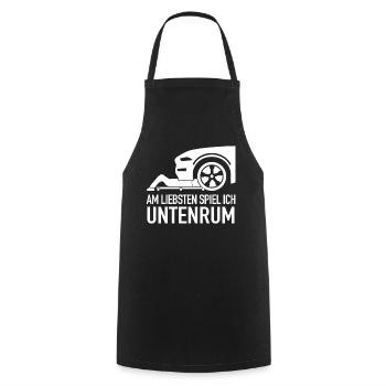 Mechanic Mechanic Workshop Car Mechanic - Cooking Apron - black - Front - AI Model Male 185 dark (185cm)