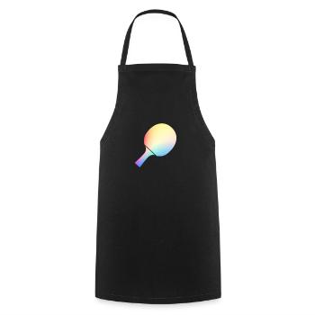 Table tennis Table tennis player - Cooking Apron - black - Front - AI Model Male 185 dark (185cm)