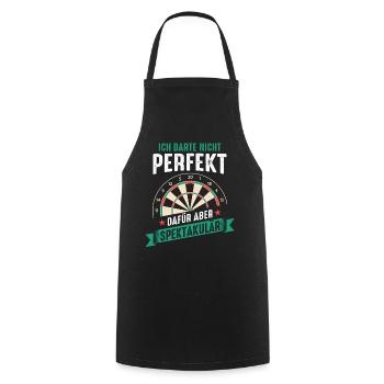 Fléchettes Fléchettes Joueur de fléchettes Fléchettes Sport - Tablier de cuisine - noir - Devant - AI Model Male 185 dark (185cm)