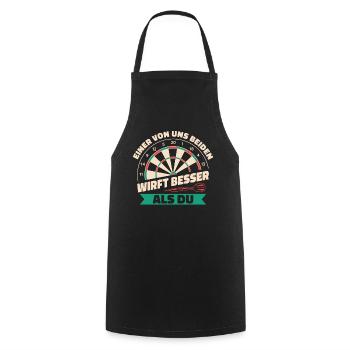 Fléchettes Fléchettes Joueur de fléchettes Fléchettes Sport - Tablier de cuisine - noir - Devant - AI Model Male 185 dark (185cm)