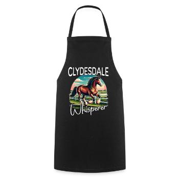L’amant de Clydesdale - Tablier de cuisine - noir - Devant - AI Model Male 185 dark (185cm)