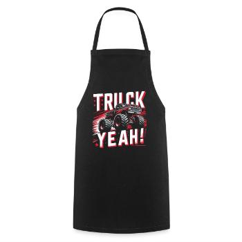 Monster Truck Auto Trucks - Tablier de cuisine - noir - Devant - AI Model Male 185 dark (185cm)