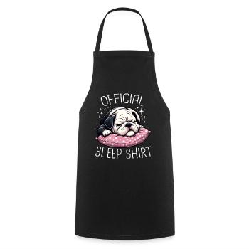 Cane Corso Dog - Cooking Apron - black - Front - AI Model Male 185 dark (185cm)