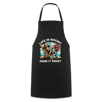 Amoureux des abeilles Apiculteurs Amis de la nature Apiculteurs - Tablier de cuisine - noir - Devant - AI Model Male 185 dark (185cm)