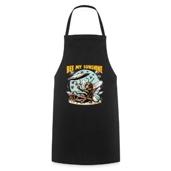 Bee Lovers Beekeepers Naturefriends Beekeepers - Cooking Apron - black - Front - AI Model Male 185 dark (185cm)
