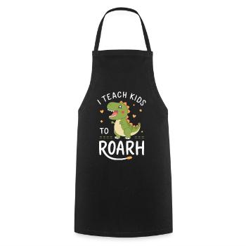 Speech Therapist Speech Therapy Speech Therapy - Cooking Apron - black - Front - AI Model Male 185 dark (185cm)