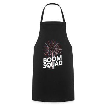 Pyrotechnics Fireworks Pyrotechnics - Cooking Apron - black - Front - AI Model Male 185 dark (185cm)