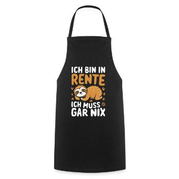 Pension de retraite Pension de retraite Pension de retraite - Tablier de cuisine - noir - Devant - AI Model Male 185 dark (185cm)