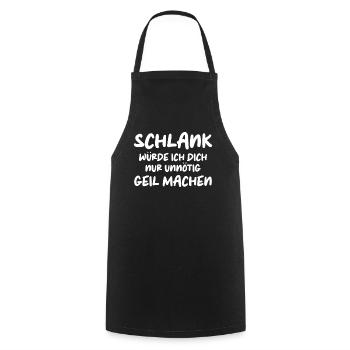 Sarcasme Ironie Drôle Paroles sarcastiques - Tablier de cuisine - noir - Devant - AI Model Male 185 dark (185cm)