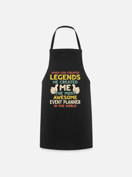 Event Planner - Cooking Apron - black